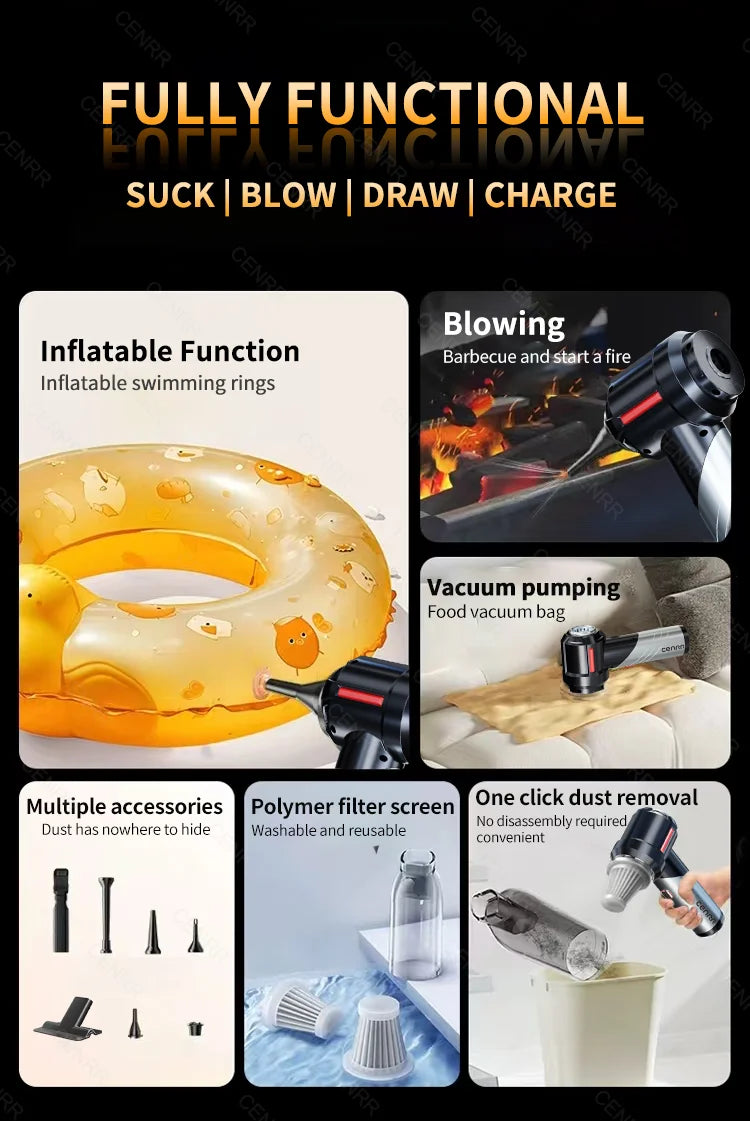 PowerVac Mini: Premium Quality Cordless Handheld Cleaner