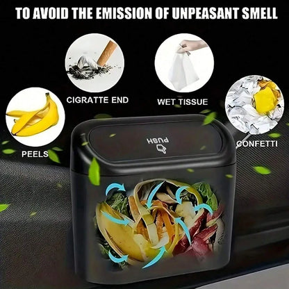 TrashGuard Pro: Premium Quality Car Organizer with Lid